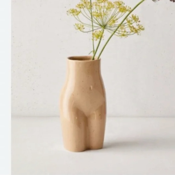 Female Form Body Flower Woman Women Feminism Hipster Hippie Boho Pretty Vase - Picture 1 of 3